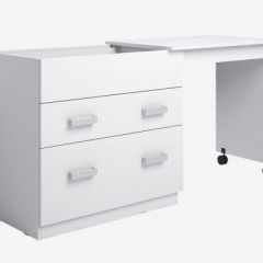 Комод-трансформер, с 2мя ящ. (Белый) в Миассе - miass.mebel24.online | фото 2