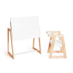 Комплект детской мебели стол и  два стула Я САМ "Лофт-Дуо" (Белый) в Миассе - miass.mebel24.online | фото 5