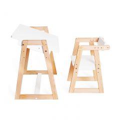Комплект детской мебели стол и  два стула Я САМ "Лофт-Дуо" (Белый) в Миассе - miass.mebel24.online | фото 9