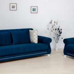 Комплект Роуз ТД 410 диван-кровать + кресло + комплект подушек в Миассе - miass.mebel24.online | фото