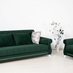 Комплект Роуз ТД 411 диван-кровать + кресло + комплект подушек в Миассе - miass.mebel24.online | фото