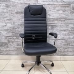 Кресло Barneo K-117 для персонала (Черный) в Миассе - miass.mebel24.online | фото