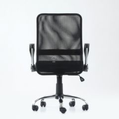 Кресло Barneo K-147 для персонала (черная ткань и сетка) в Миассе - miass.mebel24.online | фото 5