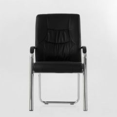 Кресло Barneo K-15 для посетителей и переговорных (черный) в Миассе - miass.mebel24.online | фото 2
