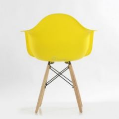 Кресло Barneo N-14 WoodMold желтый в Миассе - miass.mebel24.online | фото 3