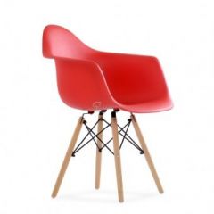 Кресло Barneo N-14 WoodMold красный в Миассе - miass.mebel24.online | фото 1