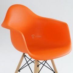 Кресло Barneo N-14 WoodMold оранжевый в Миассе - miass.mebel24.online | фото 4