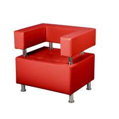 Кресло Борк (красный) в Миассе - miass.mebel24.online | фото