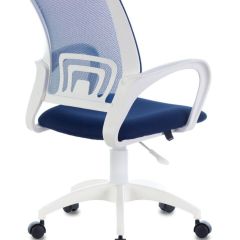 Кресло BRABIX "Fly MG-396W" (белый/темно-синее) 532399 в Миассе - miass.mebel24.online | фото 4