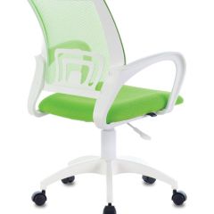 Кресло BRABIX "Fly MG-396W", пластик белый, сетка, салатовое, 532403 в Миассе - miass.mebel24.online | фото 3