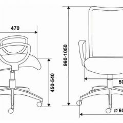 Кресло Бюрократ CH-599AXSN/TW-11 чёрный в Миассе - miass.mebel24.online | фото 3