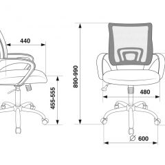 Кресло Бюрократ CH-695N/SL/SD/TW-11 салатовый TW-03A черный TW-11 в Миассе - miass.mebel24.online | фото 4