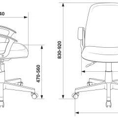 Кресло Бюрократ CH-808-LOW/#B черный 3С11 в Миассе - miass.mebel24.online | фото 4