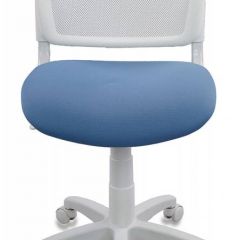 Кресло детское Бюрократ CH-W296NX/26-24 белый TW-15 голубой 26-24 в Миассе - miass.mebel24.online | фото 2