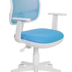 Кресло детское Бюрократ CH-W797/LB/TW-55 голубой в Миассе - miass.mebel24.online | фото