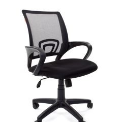 Кресло для оператора CHAIRMAN 696 black (ткань TW-11/сетка TW-01) в Миассе - miass.mebel24.online | фото