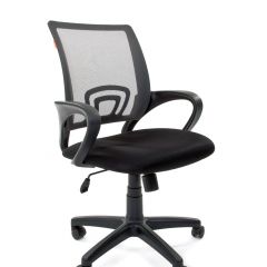 Кресло для оператора CHAIRMAN 696 black (ткань TW-11/сетка TW-04) в Миассе - miass.mebel24.online | фото