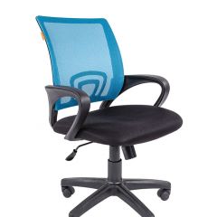 Кресло для оператора CHAIRMAN 696 black (ткань TW-11/сетка TW-34) в Миассе - miass.mebel24.online | фото