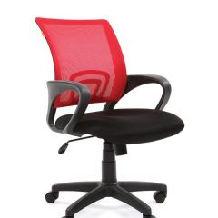 Кресло для оператора CHAIRMAN 696 black (ткань TW-11/сетка TW-69) в Миассе - miass.mebel24.online | фото