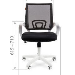 Кресло для оператора CHAIRMAN 696 white (ткань TW-10/сетка TW-05) в Миассе - miass.mebel24.online | фото 6