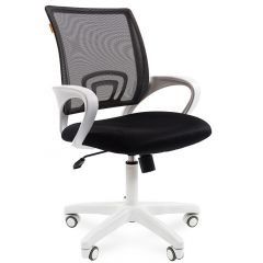 Кресло для оператора CHAIRMAN 696 white (ткань TW-11/сетка TW-01) в Миассе - miass.mebel24.online | фото 1