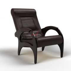 Кресло для отдыха Римини 19-К-В (экокожа/венге) ВЕНГЕ в Миассе - miass.mebel24.online | фото