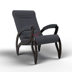 Кресло для отдыха Зельден 20-Т-ГР (тканьвенге) ГРАФИТ в Миассе - miass.mebel24.online | фото