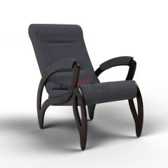 Кресло для отдыха Зельден 20-Т-ГР (тканьвенге) ГРАФИТ в Миассе - miass.mebel24.online | фото 1