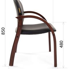 Кресло для посетителей CHAIRMAN 659 Terra (экокожа) в Миассе - miass.mebel24.online | фото