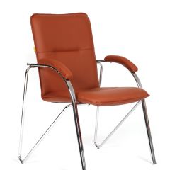 Кресло для посетителей CHAIRMAN 850 (экокожа TERRA 111) в Миассе - miass.mebel24.online | фото