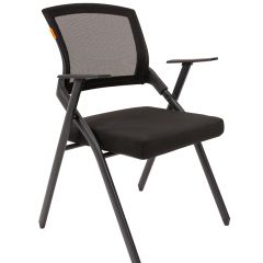 Кресло для посетителей CHAIRMAN NEXX (ткань стандарт черный/сетка DW-01) в Миассе - miass.mebel24.online | фото 1