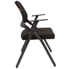 Кресло для посетителей CHAIRMAN NEXX (ткань стандарт черный/сетка DW-01) в Миассе - miass.mebel24.online | фото 3
