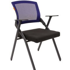 Кресло для посетителей CHAIRMAN NEXX (ткань стандарт черный/сетка DW-61) в Миассе - miass.mebel24.online | фото 1