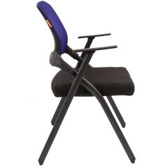 Кресло для посетителей CHAIRMAN NEXX (ткань стандарт черный/сетка DW-61) в Миассе - miass.mebel24.online | фото 3