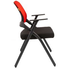 Кресло для посетителей CHAIRMAN NEXX (ткань стандарт черный/сетка DW-69) в Миассе - miass.mebel24.online | фото 3