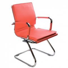 Кресло для посетителя Бюрократ CH-993-Low-V/Red красный в Миассе - miass.mebel24.online | фото