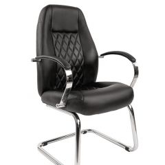 Кресло для посетителя CHAIRMAN 950 V Черное в Миассе - miass.mebel24.online | фото 1