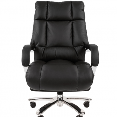 Кресло для руководителя CHAIRMAN  405 (ЭКО) Черное в Миассе - miass.mebel24.online | фото 1