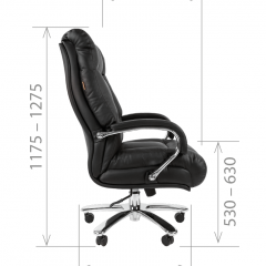 Кресло для руководителя CHAIRMAN  405 (ЭКО) Черное в Миассе - miass.mebel24.online | фото 5