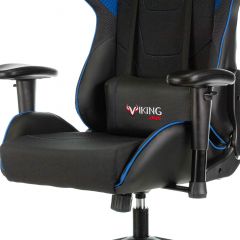 Кресло игровое Бюрократ VIKING 4 AERO BLUE черный/синий в Миассе - miass.mebel24.online | фото 5