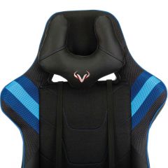 Кресло игровое Бюрократ VIKING 4 AERO BLUE черный/синий в Миассе - miass.mebel24.online | фото 6