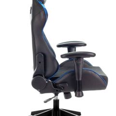 Кресло игровое Бюрократ VIKING 4 AERO BLUE черный/синий в Миассе - miass.mebel24.online | фото 8