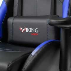 Кресло игровое Бюрократ VIKING 5 AERO BLUE черный/синий в Миассе - miass.mebel24.online | фото 7