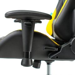 Кресло игровое Бюрократ VIKING 5 AERO YELLOW черный/желтый в Миассе - miass.mebel24.online | фото 5