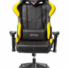 Кресло игровое Бюрократ VIKING 5 AERO YELLOW черный/желтый в Миассе - miass.mebel24.online | фото 3