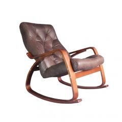 Кресло качалка Гранд 103-З-Ш Шоколад в Миассе - miass.mebel24.online | фото 1