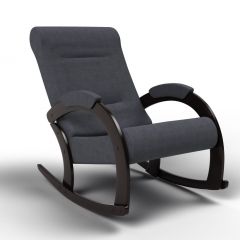 Кресло-качалка Венето 13-Т-ГР (тканьвенге) ГРАФИТ в Миассе - miass.mebel24.online | фото