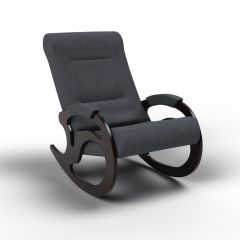 Кресло-качалка Вилла 11-Т-ГР (тканьвенге) ГРАФИТ в Миассе - miass.mebel24.online | фото