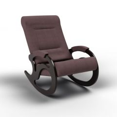 Кресло-качалка Вилла 11-Т-КМ (тканьвенге) КОФЕ С МОЛОКОМ в Миассе - miass.mebel24.online | фото