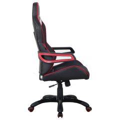 Кресло компьютерное BRABIX Nitro GM-001 (ткань/экокожа) черное, вставки красные (531816) в Миассе - miass.mebel24.online | фото 6